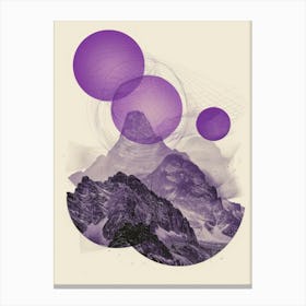 Purple Mountains 3 Canvas Print