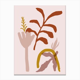 Plant Shapes Canvas Print