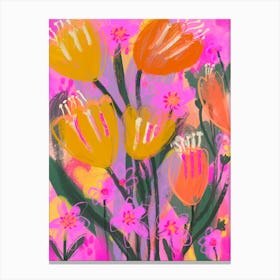 Wild Field Flowers Canvas Print