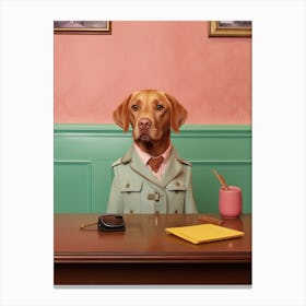 A Dog Labrador Retriever 6 Canvas Print