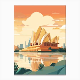 Australia 2 Travel Illustration Canvas Print