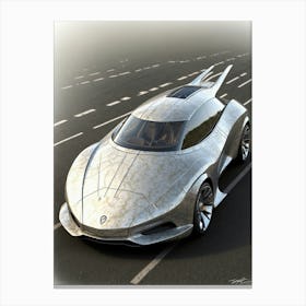 Futuristic Car Canvas Print