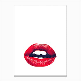 Lips Canvas Print