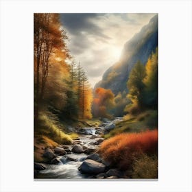 Autumn In The Mountains 50 Canvas Print