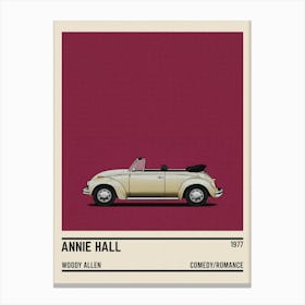 Annie Hall Car Canvas Print