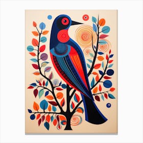 Bird In A Tree Canvas Print