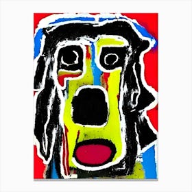 Dog'S Face Canvas Print