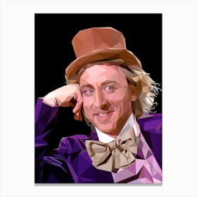 sarcastic Willy Wonka meme Canvas Print