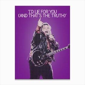 I D Lie For You (And That S The Truth) Meat Loaf 1 Canvas Print