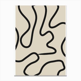 Wavy Lines 2 Canvas Print