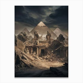 Egyptian Ruin Canvas Print