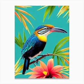Roadrunner Tropical bird Canvas Print