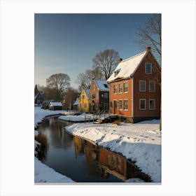 Winter In The Netherlands 1 Canvas Print