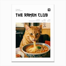 The Ramen Club Canvas Print