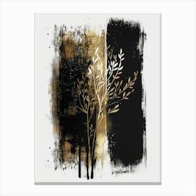 Gold And Black Canvas Print 22 Canvas Print