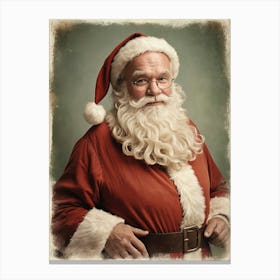 Beautiful Vintage Santa Claus Canvas Print