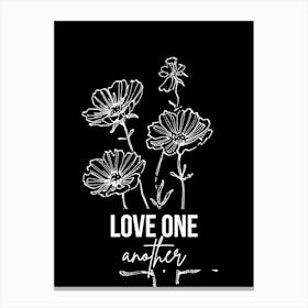 Love One Another Canvas Print