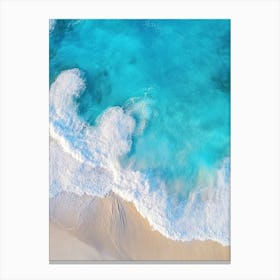 Aerial View Of A Beach 176 Canvas Print