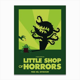 Little Shop Film Poster Canvas Print