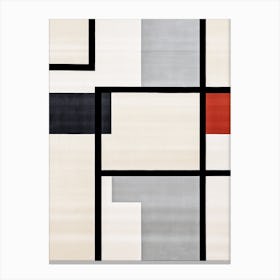 Radiant Rectangles; Mid Century Geometric Illusions Canvas Print