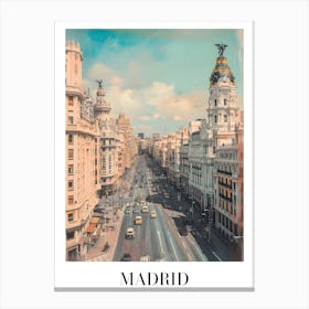 Madrid Spain Canvas Print