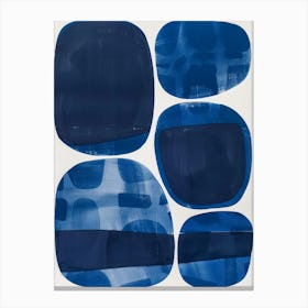 Blue Squares 1 Canvas Print