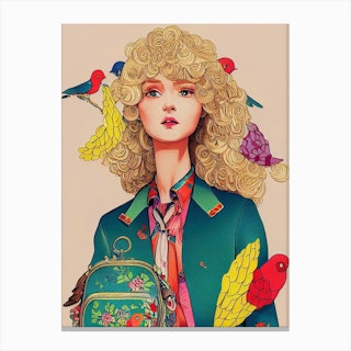 Blondie Tropics Canvas Print