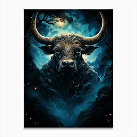 A Bull Canvas Print