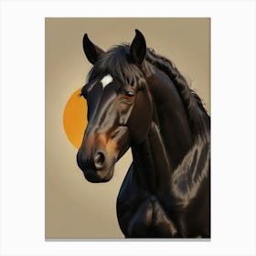 Horse Portrait 4 Canvas Print