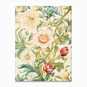 Floral Wallpaper 88 Canvas Print