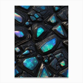 Opal Stone Texture Canvas Print