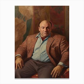 Gangster Art Tony Soprano The Sopranos 6 Canvas Print