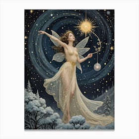 Fairy In The Snow no2 Canvas Print