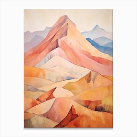Mount Ossa Australia 2 Mountain Painting Canvas Print