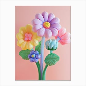 Dreamy Inflatable Flowers Scabiosa 1 Canvas Print