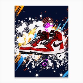 Nike Air Jordan 1 Canvas Print