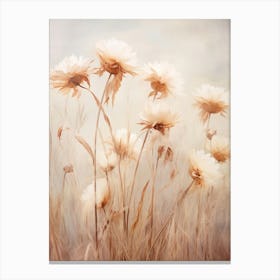 Boho Dried Flowers Gaillardia 2 Canvas Print