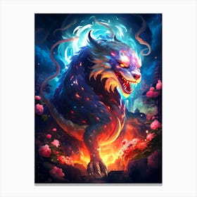 Demon Hd Wallpaper Canvas Print