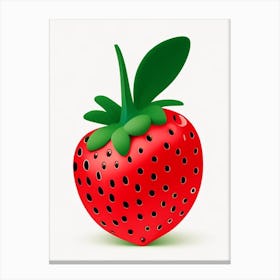 Strawberry Cartoon, Kids, Fauvism Matisse Canvas Print