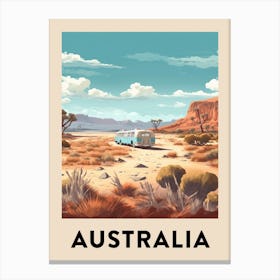 Vintage Travel Poster Australia 6 Canvas Print