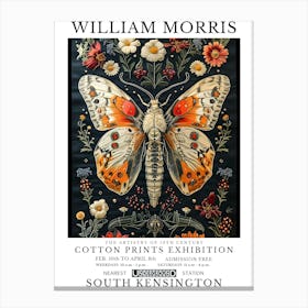 William Morris Exhibition Insects Series 26 Canvas Print