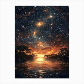 Night Sky 4 Canvas Print