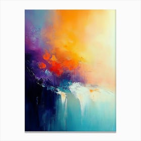 Abstract Oil Painting 2 Canvas Print