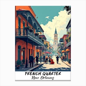 French Quarter, New Orleans Canvas Print