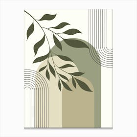 Abstract Leaf Canvas Print