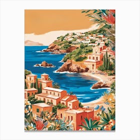 Mediterranean Village Canvas Print