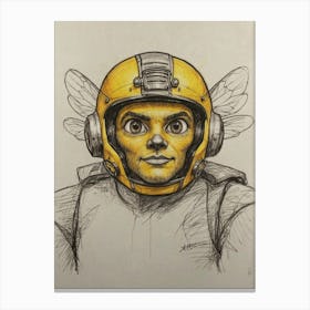 Bee Man Canvas Print