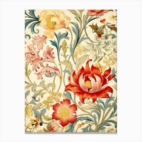 Floral Wallpaper 68 Canvas Print