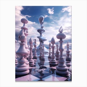 Chess Game 1 Canvas Print