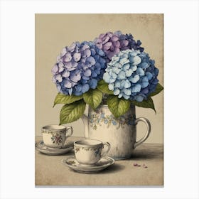 Hydrangeas 4 Canvas Print